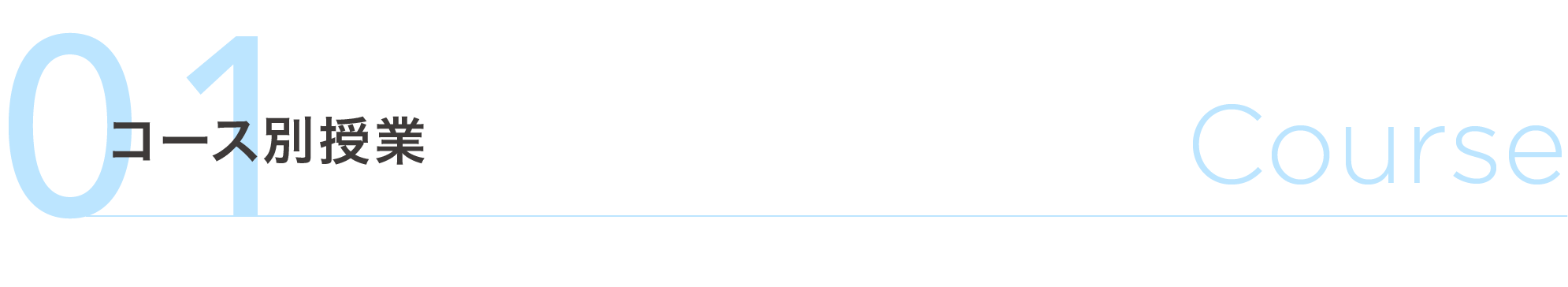 コース別授業 course